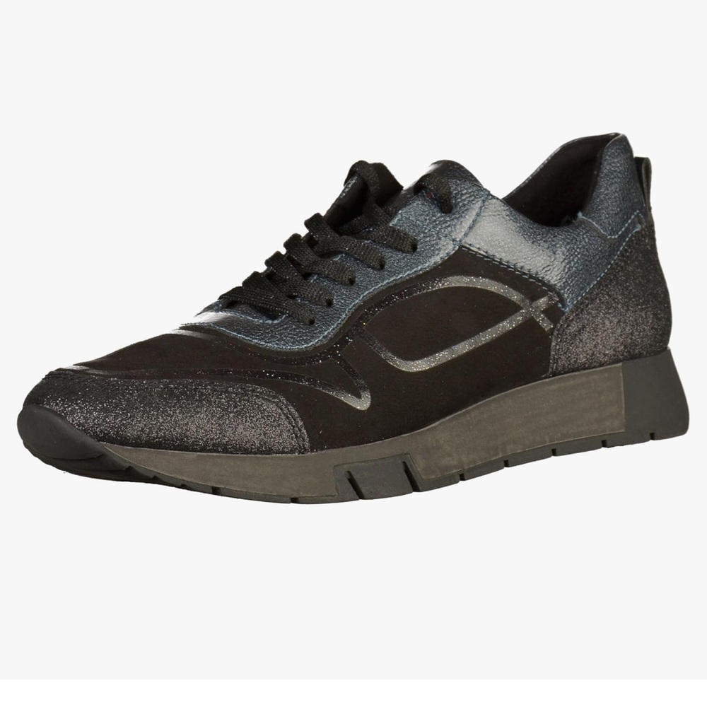 Women's Black and Gray Sneakers
